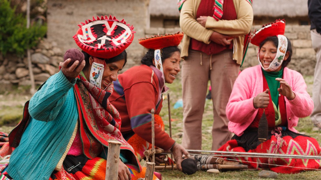 A group of people sitting on the ground.